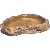 Exo Terra - Feeding Dish - For Reptiles Brown Large - Matelijat - Ruokinta ja juoma-automaatit - Ruokakupit