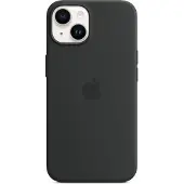 Apple iphone 14 silicone case with magsafe - midnight