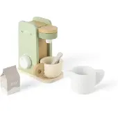 Dantoy Coffee Machine Wood In Gift Box 5 Parts - Multi/patterned - 12.3X8.7X14.8CM