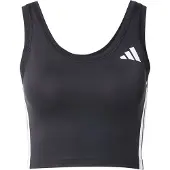 Adidas Urheilutoppi musta / valkoinen