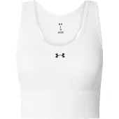 Under Armour Vanish Seamless Mid Bra - White - L