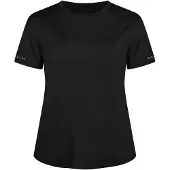 Röhnisch Women's Team Logo Tee Black Lyhythihaiset treenitopit XL