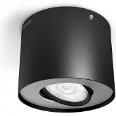 Philips Himmennettävä LED Phase kohdevalaisin, Pinta-asennettavat spottivalot, Ei vaihdettavissa oleva hehkulamppu, 1 lamppu(a), LED, 4,5 W, 2700 K