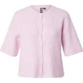 Pieces Pcsilly Ss O-Neck Knit Cardigan Noos Bc - Pink - XXL