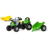 Rolly Toys Polkutraktori ja Peräkärry, Vihreä