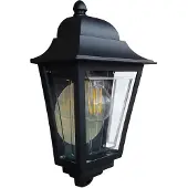 ELSTEAD Ulkovalaisin , Deco Lane, himmennettävä, Musta, Terassi, Alumiini, Merihenkinen tyyli