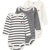 Petit Bateau Potkuhousut/body punainen / musta / valkoinen