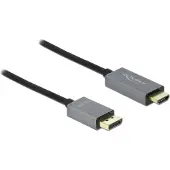 DeLOCK – Active DisplayPort 1.4 to HDMI Cable 4K 60 Hz (HDR) 3 m (85930)