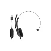 Cisco – Hdset 321 Wired Sngl CarbonBk USB-A (HS-W-321Q-C-USB)