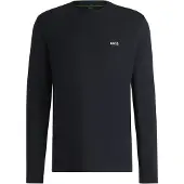BOSS Long 10256064 Green Pitkähihainen T-paita