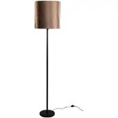 QAZQA Lattiavalaisin musta samettisen krokotiilikuvioisen varjostimen kera 40 cm - Simplo