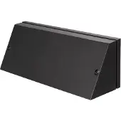SLV Led ulkoseinävalaisin Pema, Musta, Lasi, Moderni,
