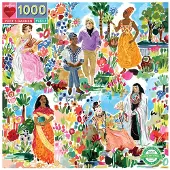 Eeboo Puzzle 1000 Pcs - Poet's Garden - Multi/patterned - ONE SIZE