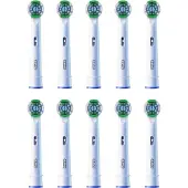 Oral-B Precision Clean 10 kpl -vaihtoharjaspäät, Valkoinen