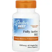 Doctors Best Fully aktiivinen B12, 1500mcg - 60 kapselia