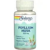 Solaray , Psyllium Husk, 525 mg, 100 Kasvispilleriä