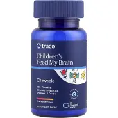 Trace Minerals Lasten Feed My Brain, Hedelmäpunch - 60 purutablettia