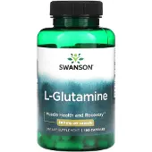 Swanson Health L-Glutamiini, 500 mg - 100 kapselia