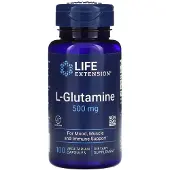 Life Extension L-Glutamiini, 500 mg - 100 kapselia