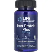 Life Extension , Rauta proteiini Plus, 300 mg, 100 kasvissyöjäpilleriä