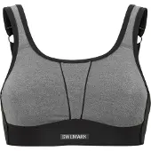 Swegmark Movement Sports Bra Grey Melange/black 90A