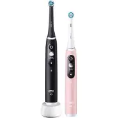 Braun Oral-B iO Series 6 -sähköhammasharja, 2 kpl, Black Lava/Pink Sand