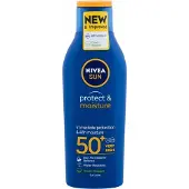 Nivea SUN Protect & Moisture kosteuttava aurinkosuojamaito SPF 50+ 200 ml