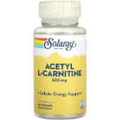 Solaray Acetyl-l-carnitin 500 Mg 30 Einheiten