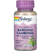 Solaray Garcinia Cambogia 500mg Kapselit 60 Yksiköt