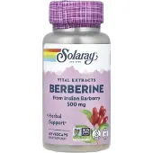 Solaray Super Berberine 500mg Kapselit 60 Yksiköt