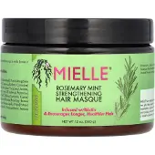 Mielle Organics Mielle Rosemary Mint Strengthening Hair Masque, rosmariinilla ja mintulla - 340 g