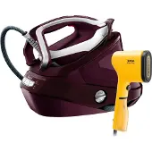 Tefal Pro Express Vision GV9810 -höyrysilityskeskus, 3000 W, 8,3 bar, 1,1 l, punainen/valkoinen
