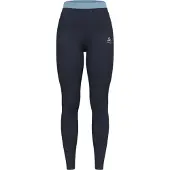 Odlo Women's Performance Wool 150 Base Layer Bottom Provincial Blue - Dark Sapphire Melange Kerrasto alaosat S