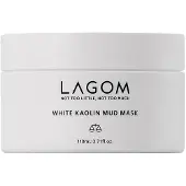 Lagom , Valkoinen Kaolin Mud Beauty Mask, 3.71 fl oz (110 ml)