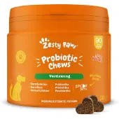 Zesty Paws 90kpl Probiotic Chews kurpitsa purutabletit koira