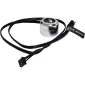 Alphacool Aurora HardTube LED Ring 16mm Chrome - Digital RGB