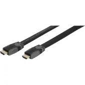 Vivanco HDMI High Speed Ethernet -kaapeli, litteä, 1.5m