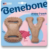 Benebone Puppy 2 kpl - Dental Chew/Wishbone Bacon Tiny