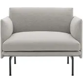 Muuto , Outline Chair Black Base - Clay 12