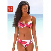 LASCANA Bikini vaaleanpunainen / valkoinen