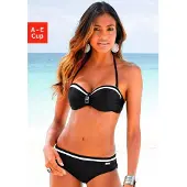 LASCANA Bikini musta / valkoinen