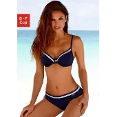LASCANA Bikini laivastonsininen / valkoinen