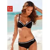 LASCANA Bikini musta / valkoinen