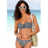 Venice beach Bikinitoppi musta / valkoinen