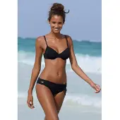 Buffalo Bikinihousut 'Happy' musta