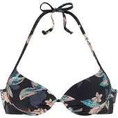 Venice beach Bikinitoppi petrooli / vaaleanoranssi / musta / valkoinen