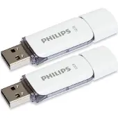 Philips STICK USB 2.0 2-Pack 32GB Snow Edition Shadow Grey (FM32FD70D/00)