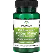 Swanson Health Täyden spektrin afrikkalainen mango (Irvingia Gabonensis), 400 mg - 60 kapselia