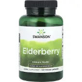 Swanson Health , Elderberry, 120 Veggies Kapseli