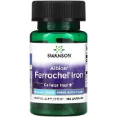 Swanson Health , Albion, Ferrocheli Rauta, 18 mg, 180 Capsuleja